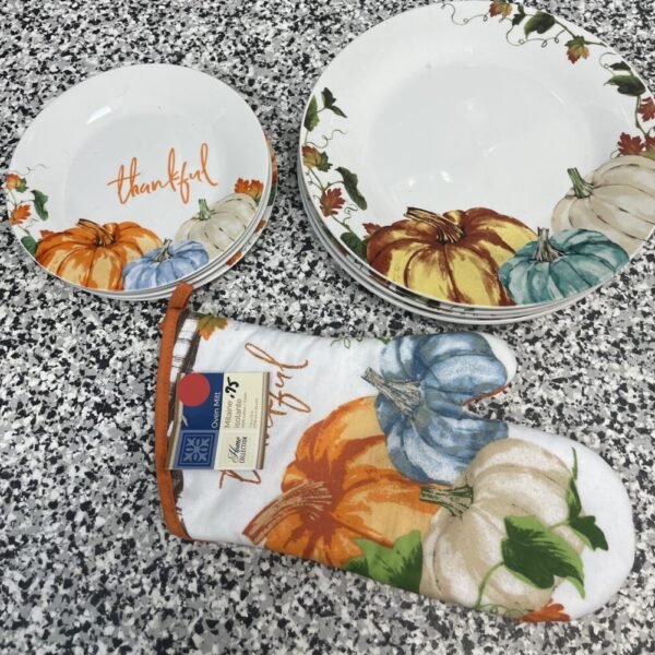 thankful dish set