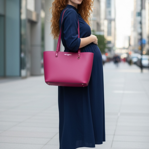 Karl Lagerfeld Paris Saffiano Leather Tote Bag