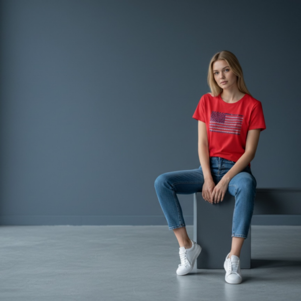 American Flag Red T-Shirt