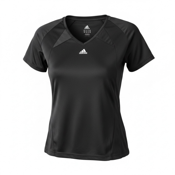 Adidas Women's V-Neck Athletic Short Sleeve Tee