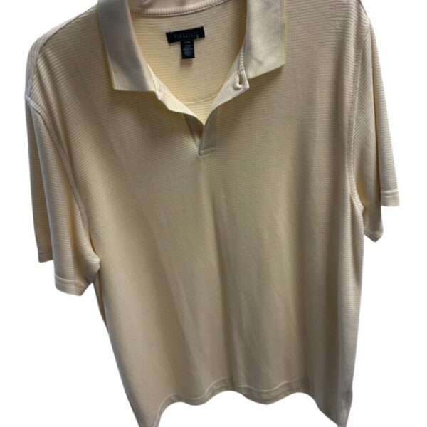 Van Heusen Men's Micro-Stripe Johnny Collar Polo Shirt