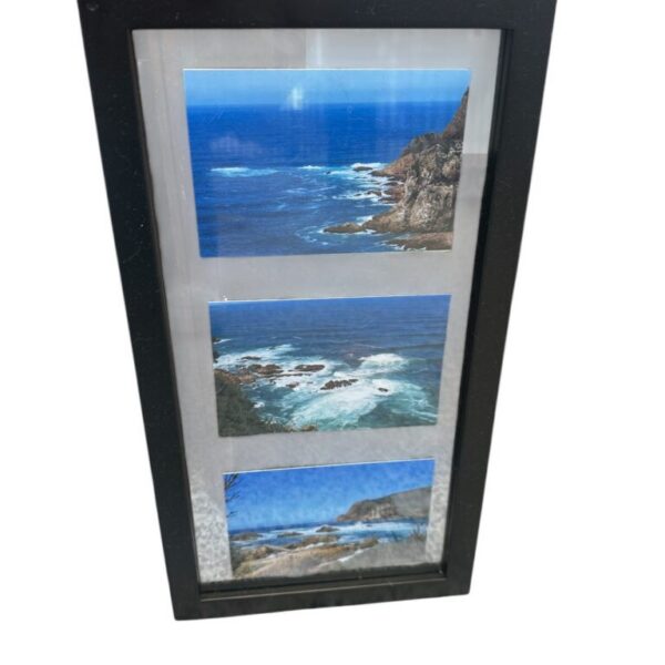 Modern Black 3-Opening Collage Photo Frame